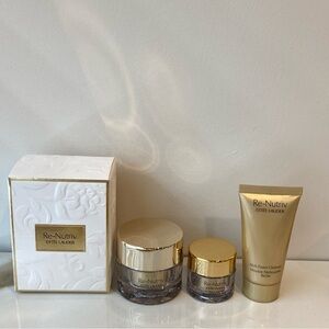 Estee Lauder Re-Nutriv Cream 15ml + Eye Cream 5ml + Cleanser 30ml NWT